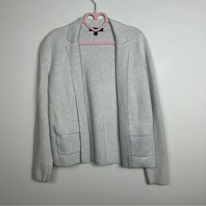 Banana Republic Light Gray Open Pocket Sweater